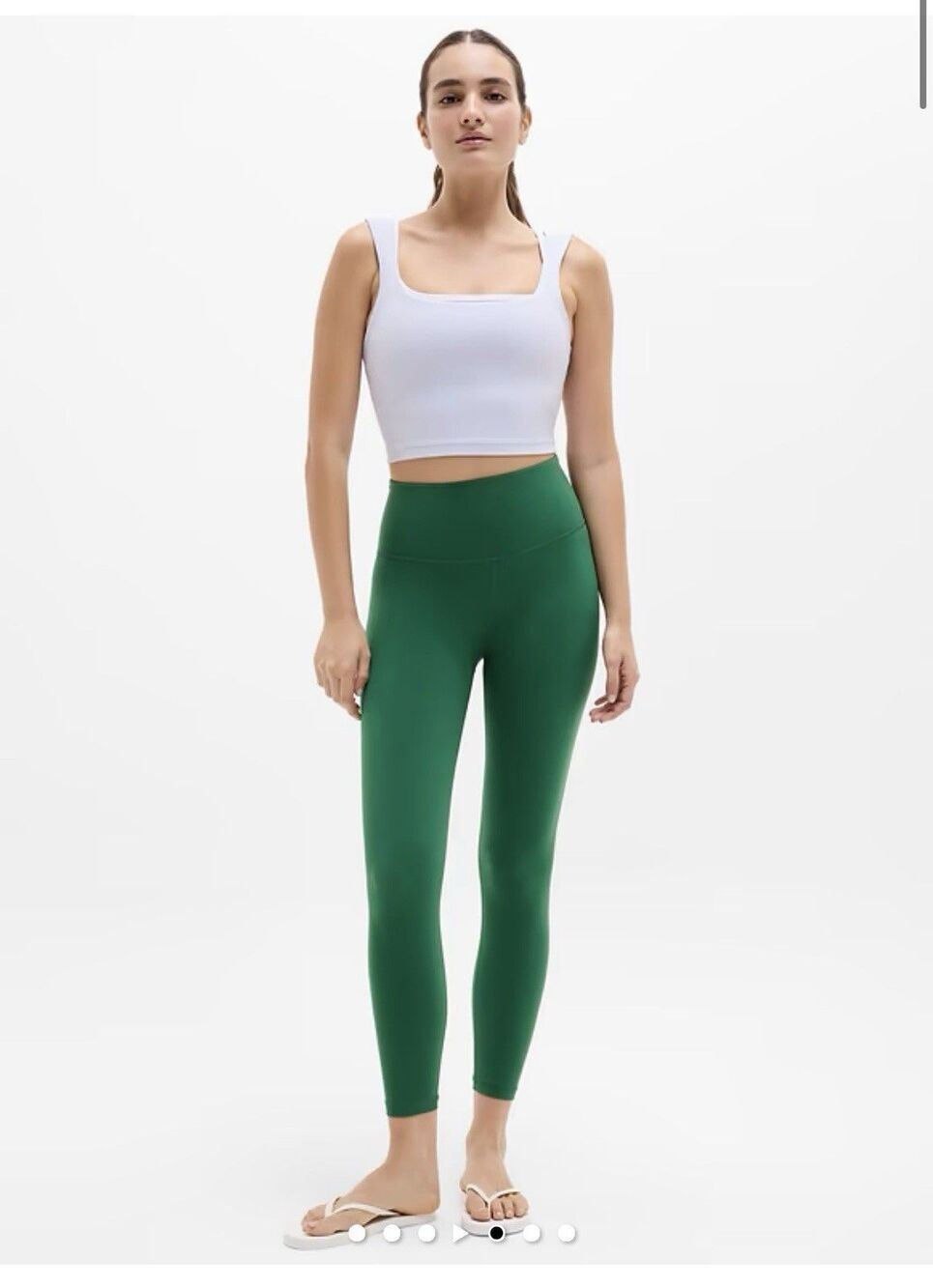 Athleta Elation Ultra High Rise 7/8 Legging Garden Green #599750
